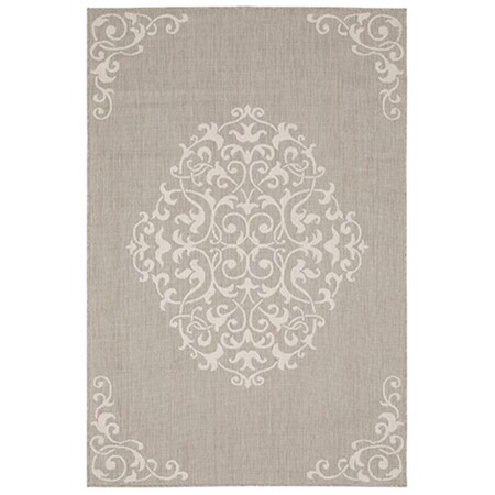 Oriental Weavers 6 ft. 7 in. x 9 ft. 2 in. Machine Woven Rectangle Rug - Grey P6649W200280ST